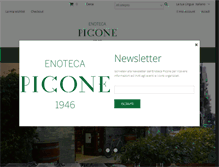 Tablet Screenshot of enotecapicone.com